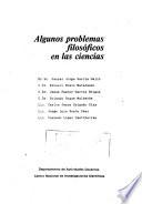 Algunos problemas filosóficos en las ciencias