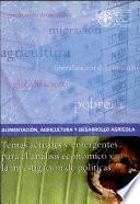 Alimentacion, Agricultura Y Desarrollo Agricola