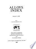 Alloys Index
