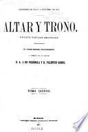 Altar y trono