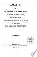 Amalia, ó, No todas son coquetas