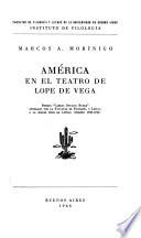 América en el teatro de Lope de Vega
