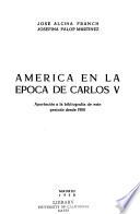 América en la época de Carlos V