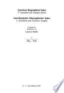 American Biographical Index