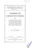 American constitutions: The United States of America; the United Mexican States; the Argentine nation; the United States of Brazil; the United States of Venezuela