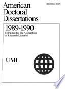 American Doctoral Dissertations