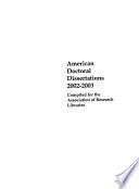 American Doctoral Dissertations