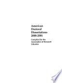American Doctoral Dissertations