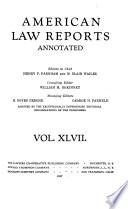 American Law Reports Annotated