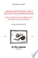 Amotinamientos populares y revuelta de los privilegiados