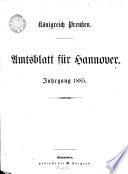 Amtsblatt für Hannover