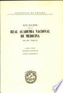 Analas de la Real Academia Nacional de Medicina