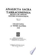 Analecta sacra Tarraconensia