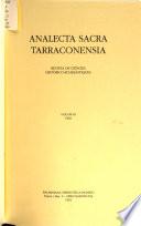 Analecta sacra Tarraconensia