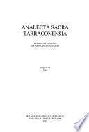 Analecta sacra Tarraconensia