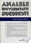 Analele Universității București