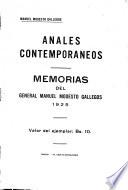 Anales contemporaneos