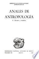 Anales de antropología
