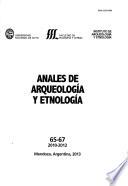 Anales de arqueología y etnología