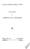 Anales de instrucción primaria