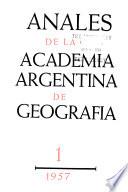 Anales de la Academia Argentina de Geografía