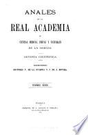 Anales de la Academia de ciencias medicas, físicas y naturales de la Habana