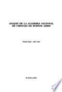 Anales de la Academia Nacional de Ciencias de Buenos Aires
