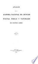 Anales de la Academia Nacional de Ciencias Exactas, Físicas y Naturales de Buenos Aires