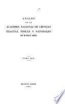 Anales de la Academia Nacional de Ciencias Exactas, Físicas y Naturales de Buenos Aires