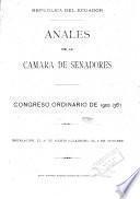 Anales de la Cámara de Senadores