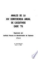 Anales de la ... Conferencia Anual de Ejecutivos