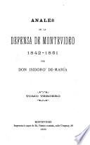 Anales de la defensa de Montevideo