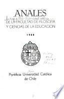 Anales de la Facultad de Filosofía y Ciencias de la Educación