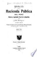 Anales de la hacienda pública del Perú