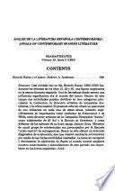 Anales de la Literatura Española Contemporánea