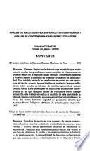 Anales de la Literatura Española Contemporánea