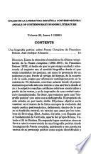 Anales de la literatura española contemporánea