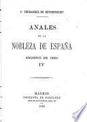 Anales de la nobleza de España