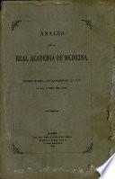 Anales de la Real Academia de Medicina - 1903 - Tomo XXIII - Cuadernos 2-3