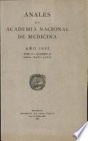 Anales de la Real Academia Nacional de Medicina - 1935 - Tomo LV - Cuaderno 2