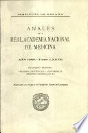 Anales de la Real Academia Nacional de Medicina - 1960 - Tomo LXXVII - Cuaderno 3