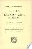 Anales de la Real Academia Nacional de Medicina - 1971 - Tomo LXXXVIII - Cuaderno 3