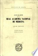 Anales de la Real Academia Nacional de Medicina - 1980 - Tomo XCVII - 2
