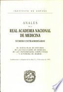 Anales de la Real Academia Nacional de Medicina - 1992 - Extraordinario