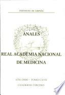 Anales de la Real Academia Nacional de Medicina - 2000 - Tomo CXVII - Cuaderno 3