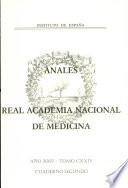 Anales de la Real Academia Nacional de Medicina - 2007 - Tomo CXXIV - Cuaderno 2