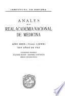 Anales de la Real Academia Nacional de Medicina