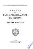 Anales de la Real Academia Nacional de Medicina