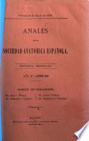 Anales de la Sociedad Anatómica Española