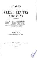 Anales de la Sociedad Científica Argentina